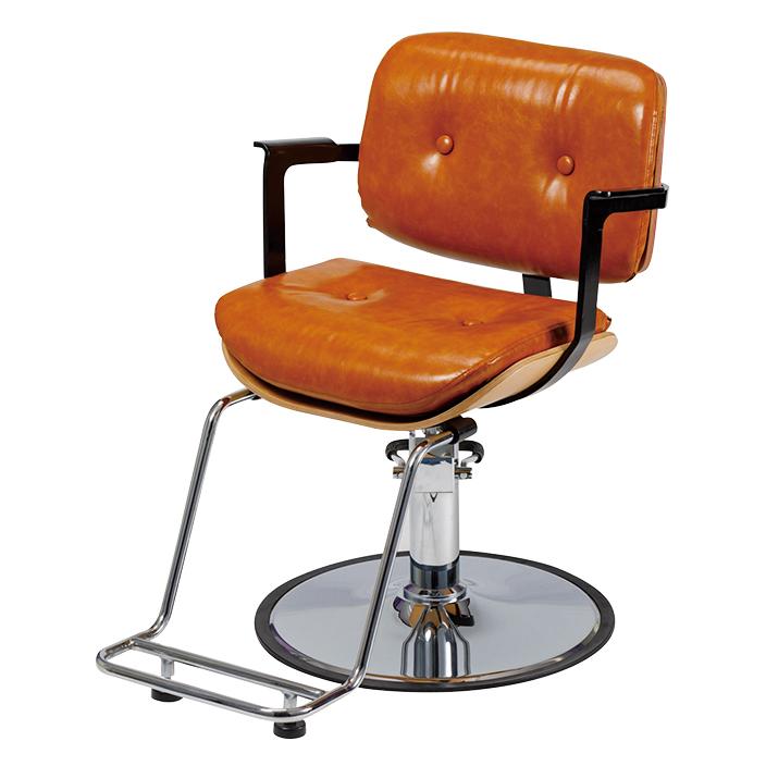 美容院 椅子 オレンジ色 送料無料 フィフティ・ビジョナリー