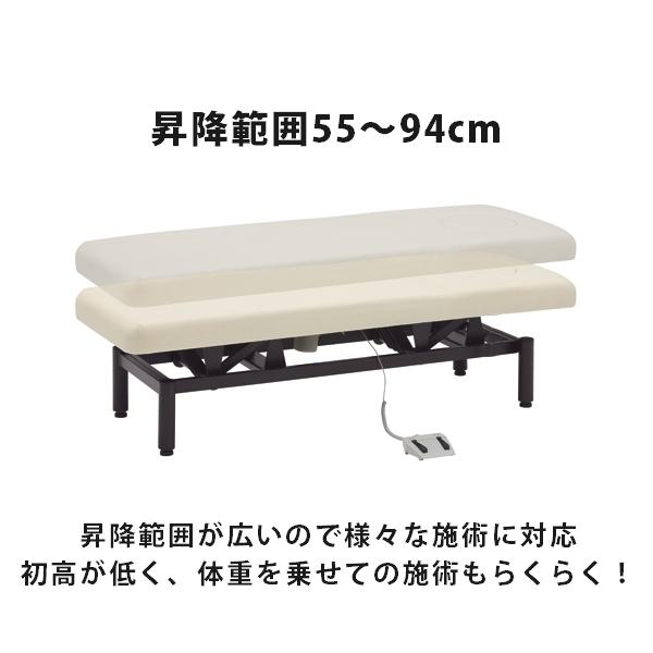 【訳あり・新品】 エステベッド マッサージベッド リクライニング 電動 自動 新品 枕3点セット付き 送料無料 エレクトリックリクライニングメモリー フィフティヴィジョナリー 【QGW1278101435】(46075円)