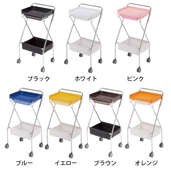 送料無料 西村製作所 C95 折りたたみ ワゴン キャスター付き 1段 全7色