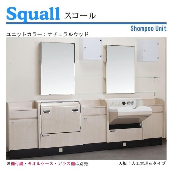送料無料 パイオニア Squall スコール 2連タイプ 理容室 美容室 洗髪