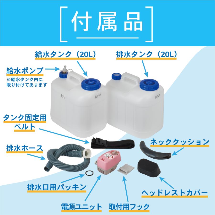 送料無料 西村製作所 らくらくキャリーシャンプー2 介護 シャンプー