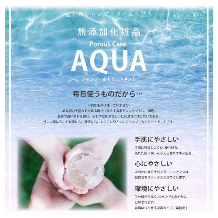 フタバ化学 Porous Care アクアシャンプー1L、アクアトリートメント1Kg