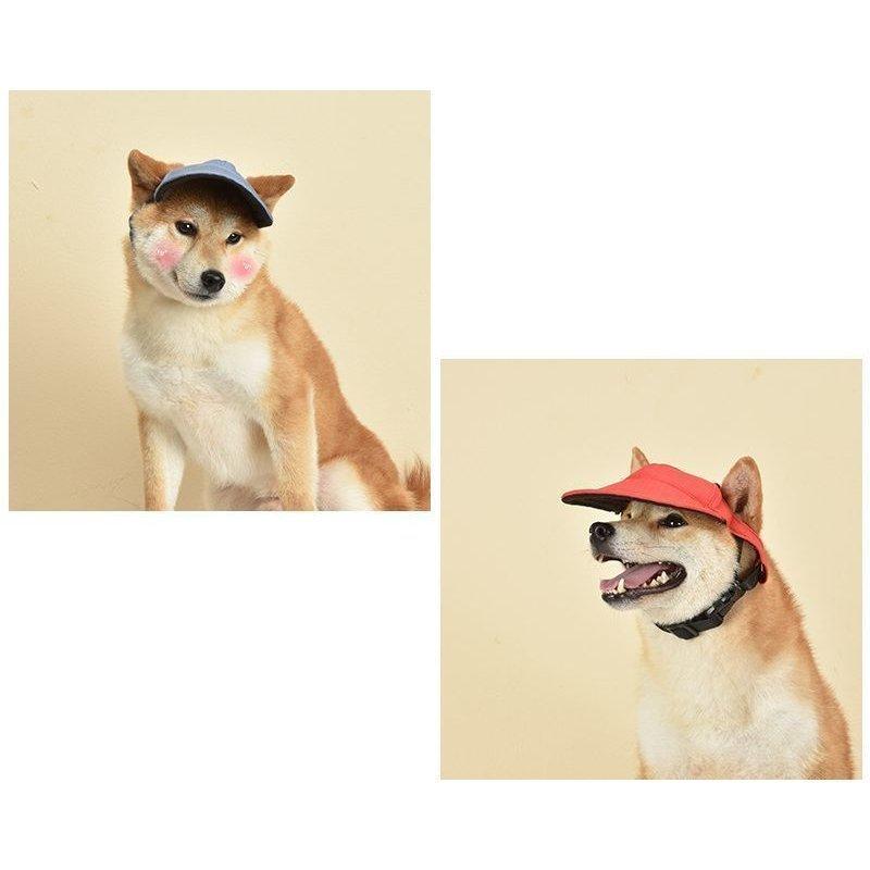 ペット用帽子 キャップ つば付き 犬 ドッグ 耳穴付き サイズ調整 あごベルト サンバイザー おしゃれ かわいい お散歩 日よけ 熱中症対策 小型犬 Epi48 リブラアクエリアス 通販 Yahoo ショッピング