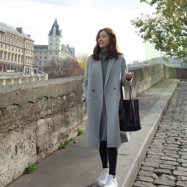 レディース ラシャコート コート ジャケット 秋冬 40代 オシャレ 欧米風 韓国風 きれいめ 長袖コート ロング丈コート カジュアル 通勤 Ol ゆったり 2 一流の品質