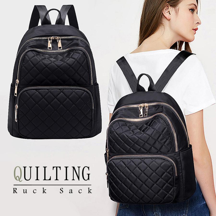 リュックサック レディース 小さめ キルティング リュック ミニ 撥水 軽い 軽量 おしゃれ ファスナー 使いやすい コンパクト 通学 通勤 女性 女の子 キッズ 56 1 Ribution Shop 通販 Yahoo ショッピング