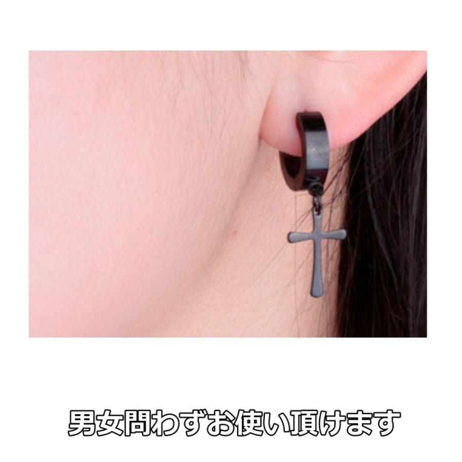 ピアス フープピアス メンズ おしゃれ クロス チタン さびにくい 両耳 Pi 012 Ribution Shop 通販 Yahoo ショッピング