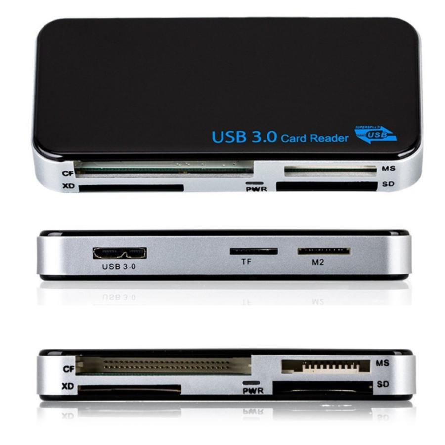 SDカードリーダー カードリーダー SDカード マルチカードリーダー USB3.0 SD CF XD microSD MS M2 高速 USB  :sae-015:Ribution SHOP - 通販 - Yahoo!ショッピング