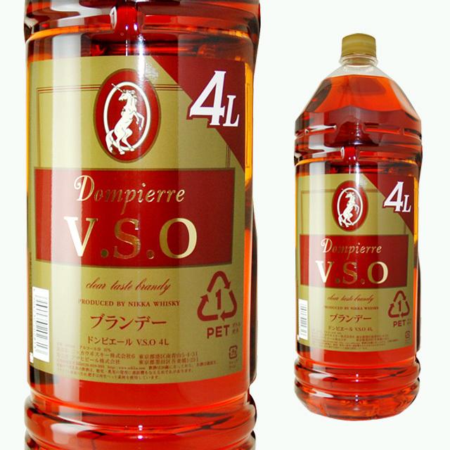 SUNTORY（サントリー） 大容量 ニッカ ドンピエール VSO 4L 4000ml 箱
