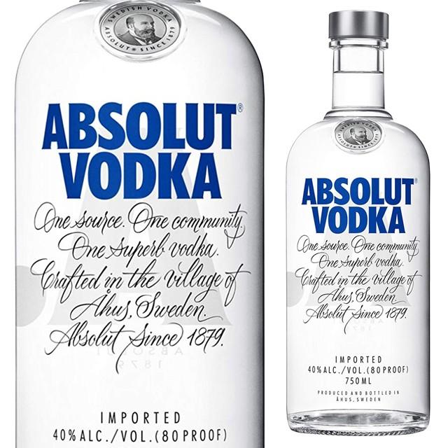 アブソルート ブルー ウォッカ 40度 750ml 箱なし 酒 プレゼント