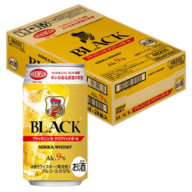 ブラックニッカ ケース ニッカ クリアハイボール 350ml×24缶 1個口2