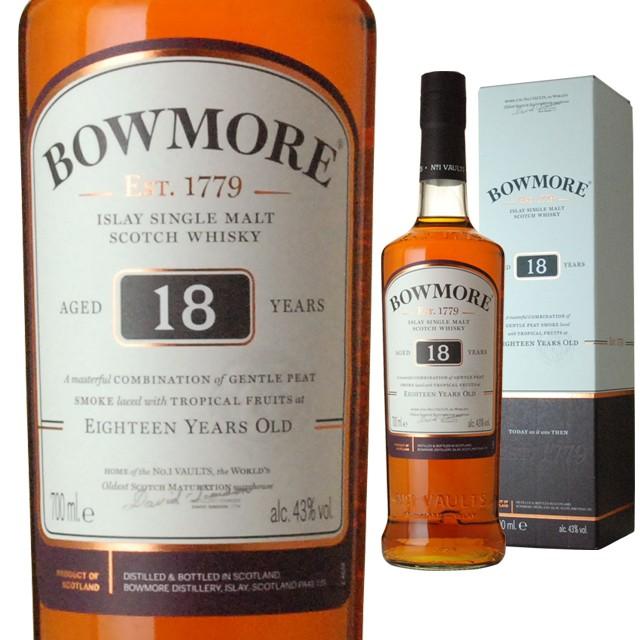 ボウモア 箱入 18年 43度 700ml ウイスキー ウィスキー アイラ ボウモア 箱入 18年 43度 700ml ウイスキー ウィスキー アイラ