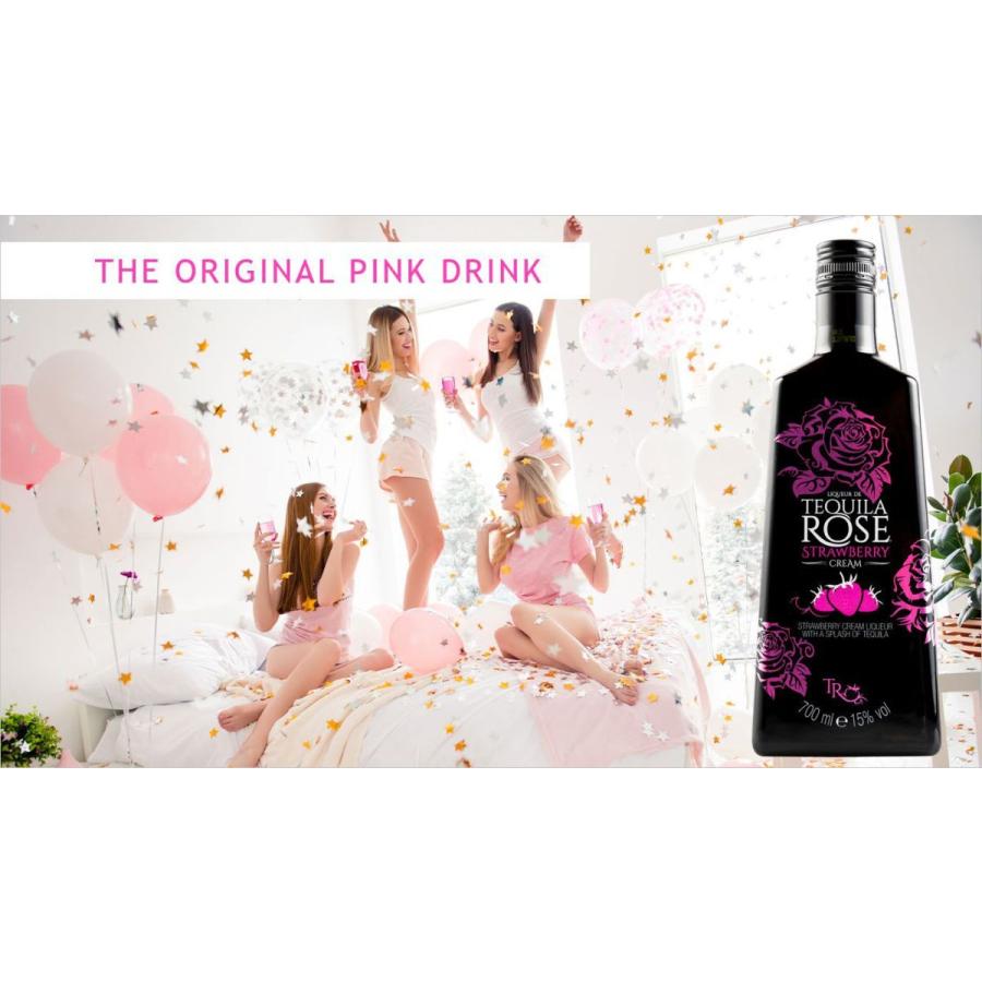 テキーラローズ テキーラ ストロベリークリーム 700ml 3本セット テキーラローズ ストロベリークリームの通信販売 リキュール