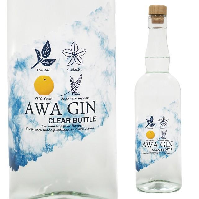 AWA GINクリアボトル700ml 箱なし スピリッツ ジン カクテル クラフト