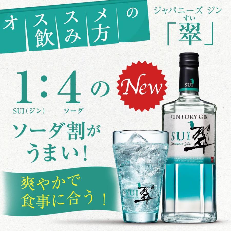 POINT5倍 翠 -SUI- ジャパニーズ ジン 40度 700ml サントリー 箱なし スピリッツ 酒 カクテル ジャパニーズジン プレゼント ギフト 退職祝い お祝い 誕生日 :203933:リカオー ヤフー店 - 通販 - Yahoo!ショッピング POINT5倍 翠 -SUI- ジャパニーズ ジン 40度 700ml サントリー 箱なし スピリッツ 酒 カクテル ジャパニーズジン プレゼント ギフト 退職祝い お祝い 誕生日 :203933:リカオー ヤフー店 - 通販 - Yahoo!ショッピング