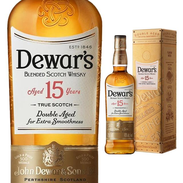 箱入 デュワーズ 15年 40度 750ml ウイスキー ブレンデッド スコッチ  