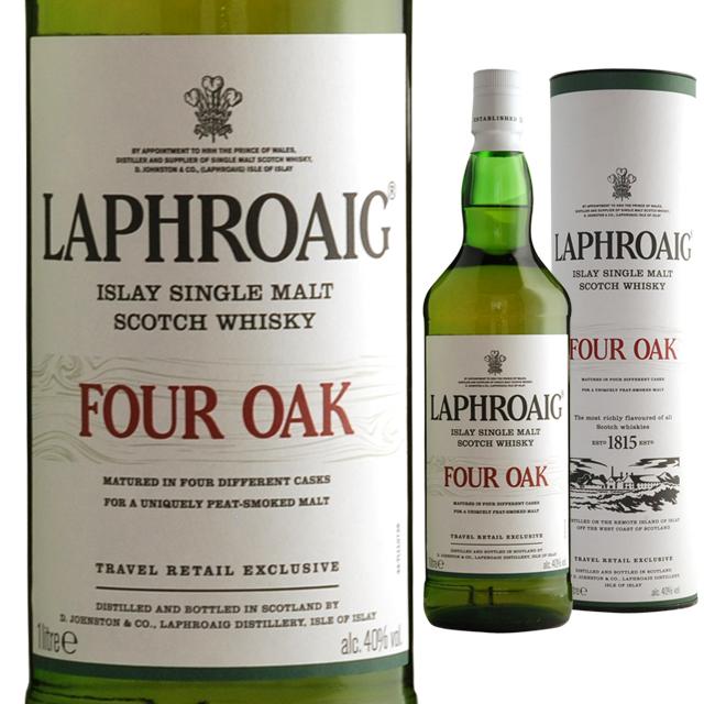 ラフロイグ 大容量 円筒 フォーオーク 40度 1000ml シングルモルト