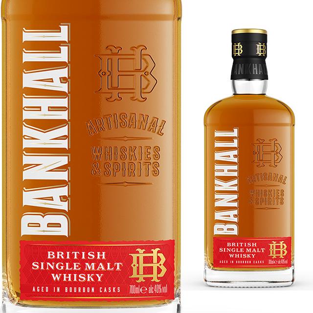 バンクホール ブリティッシュ シングルモルト 40度 700ml 箱なし