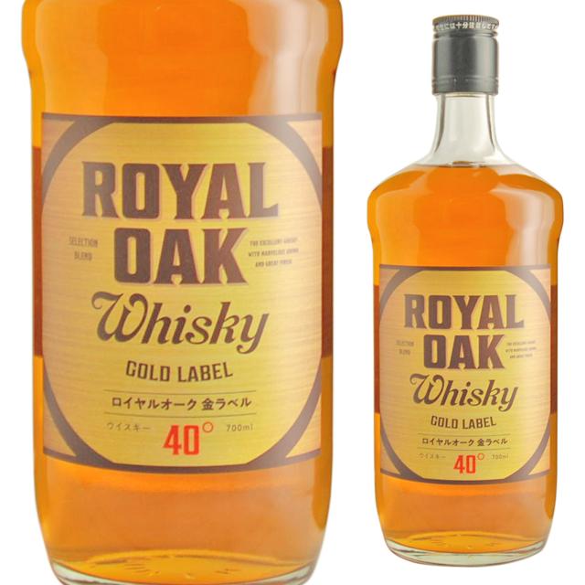 南アルプスワインアンドビバレッジ ロイヤルオークウイスキー 金ラベル