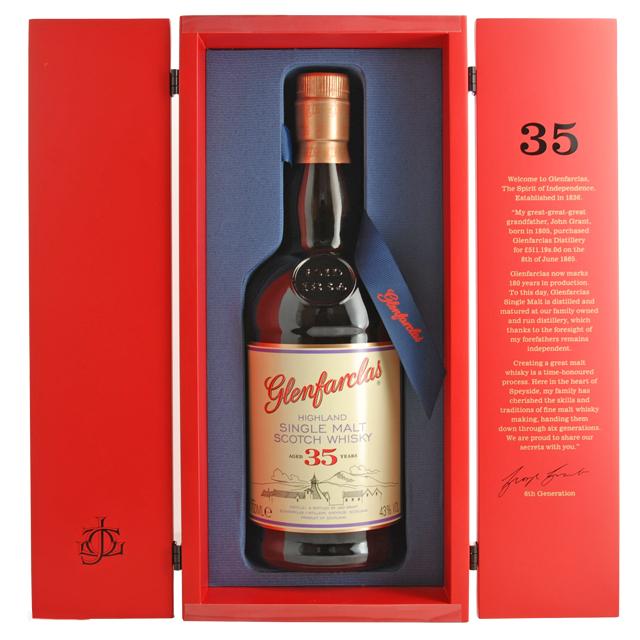 グレンファークラス ボックス入 レッドドア 35年 43度 700ml シングル