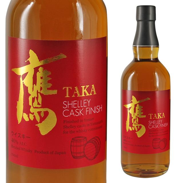 鷹 シェリーカスクフィニッシュ 40度 700ml 箱なし 国産ウイスキー