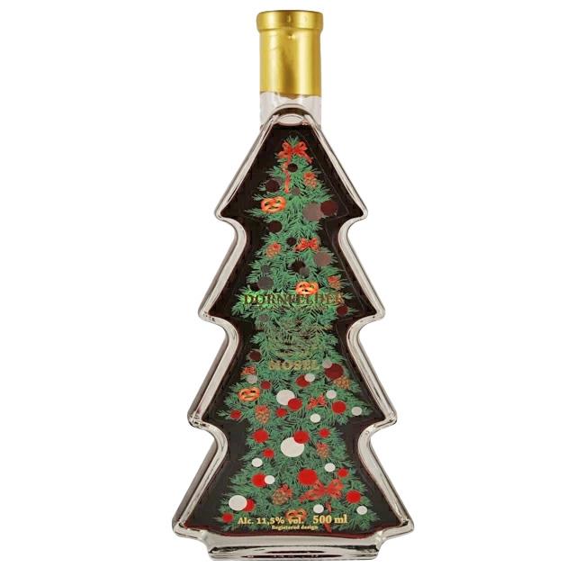 クリスマスボトル 赤 モーゼル ドルンフェルダー 500ml 箱なし 中甘口
