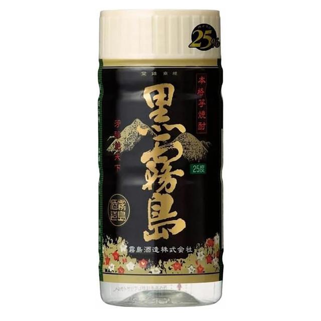 黒霧島 セット5 25度 200ml×5本 ペット 芋焼酎 ワンカップ : リカオー