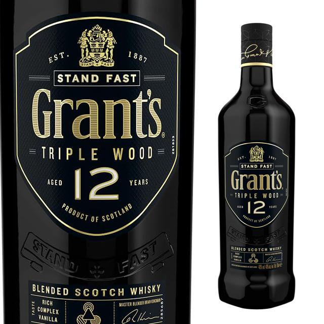 グランツ トリプルウッド 12年 40度 700ml 箱なし スコッチ ウイスキー
