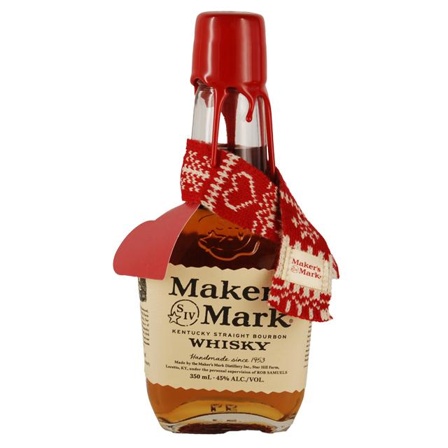 Maker's Mark マフラー付 ミニ メーカーズマーク 45 350ml 箱 Maker's Mark マフラー付 ミニ メーカーズマーク 45 350ml 箱