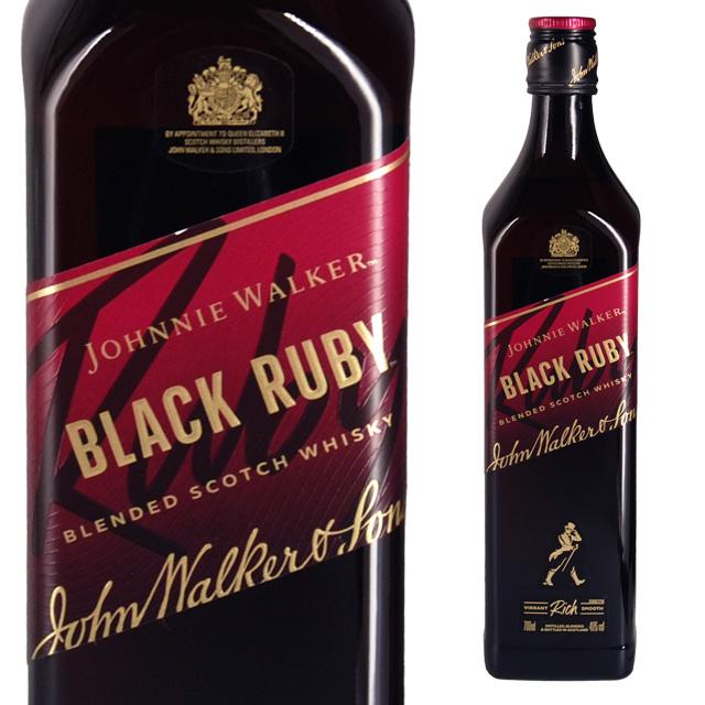 【2本セット】ジョニーウォーカー　ブラックルビー 新品] (貴重商品) ジョニー・ウォーカー ブラックルビー< 2本> 新