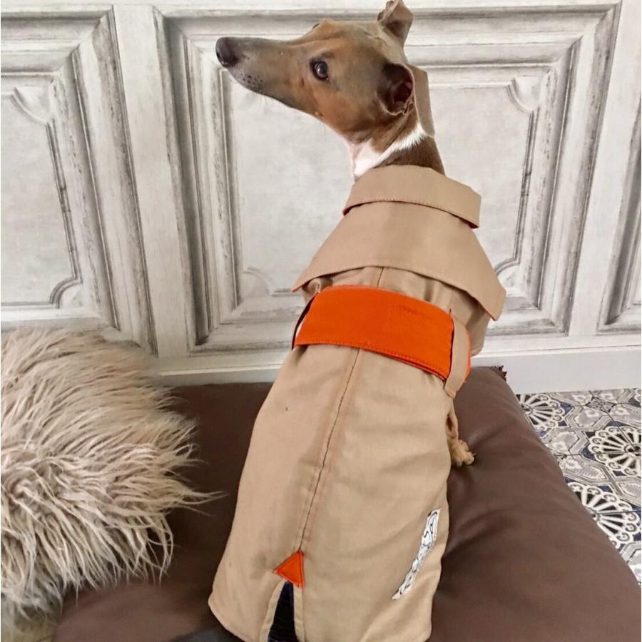 内側ボアのあったかトレンチコート（イタリアングレイハウンド