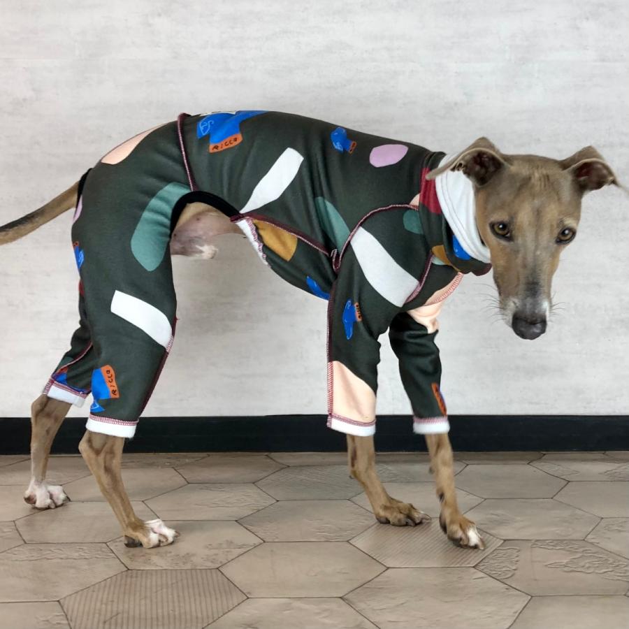 ストレッチキルトロンパース 日本製 イタグレ イタグレ服 iggy