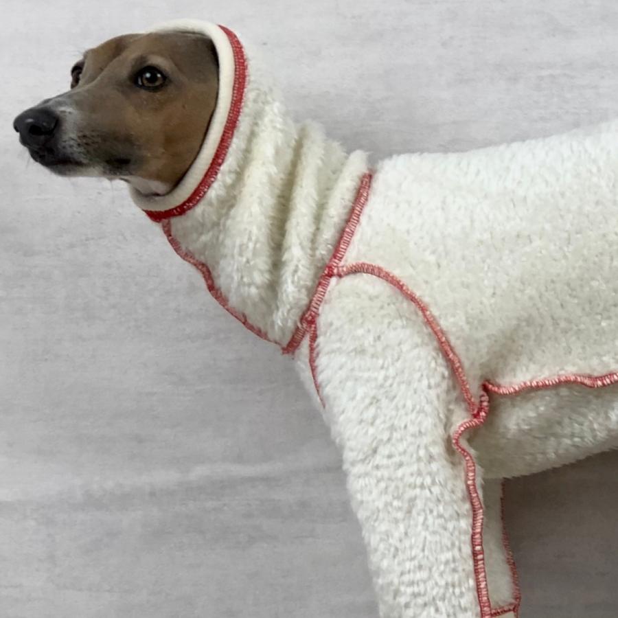 XXL プードルボアロンパース（イタリアングレイハウンド イタグレ