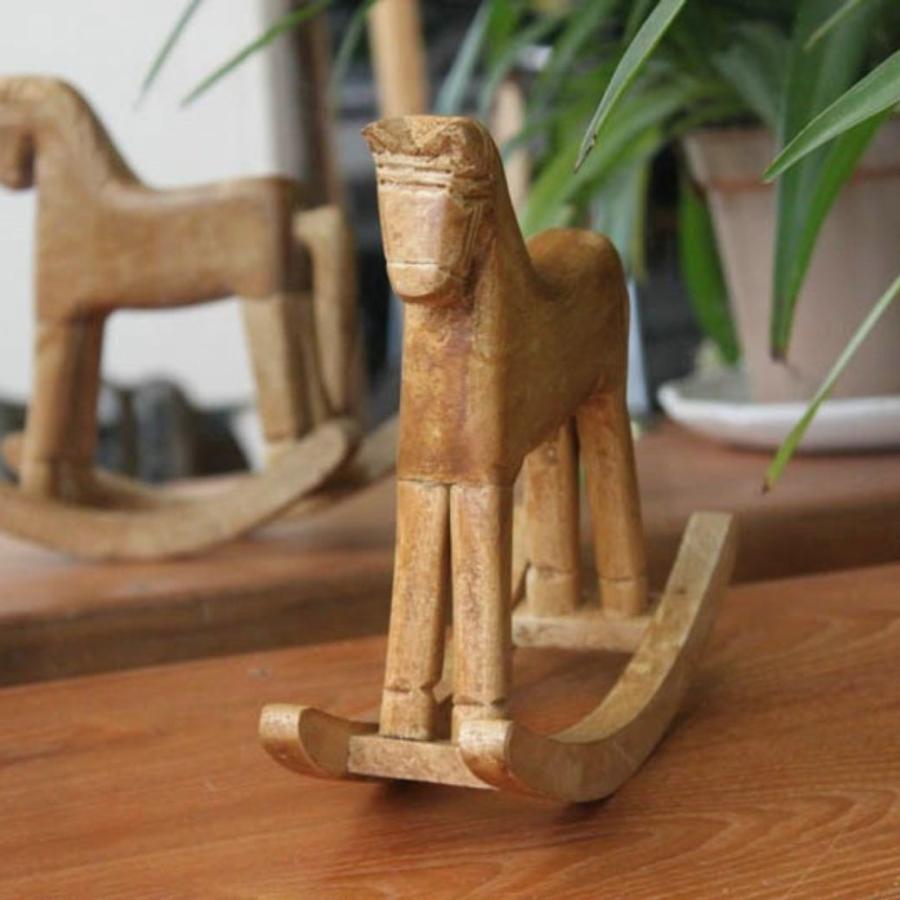 ウッドロッキングホース ウッド ロッキングホース 木馬 ゆらゆら