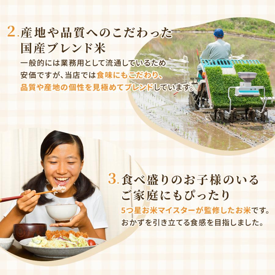 白米 ブレンド米 30kg たらふくビリー 送料無料 訳あり 国産 10kg ×3袋