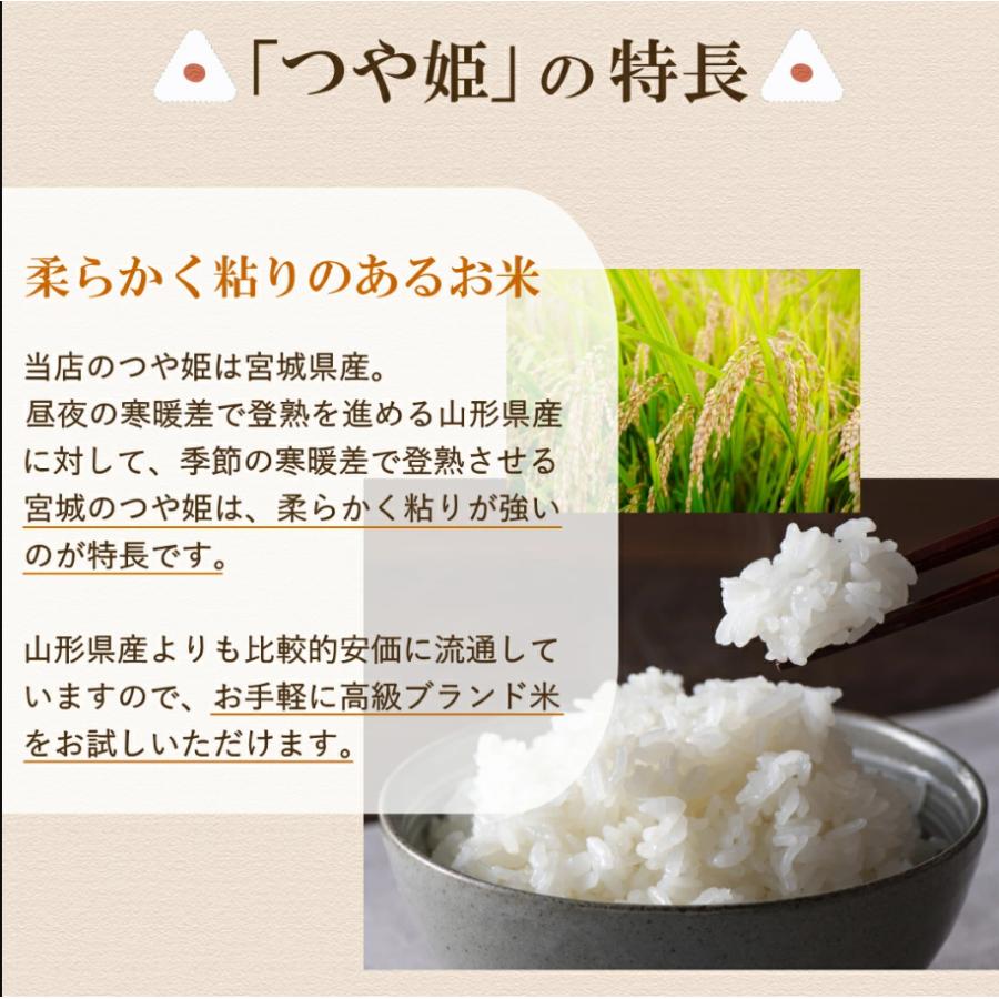 無洗米 新米 10kg 令和7年 宮城県産 つや姫 送料無料 10kg×1袋 : Rice