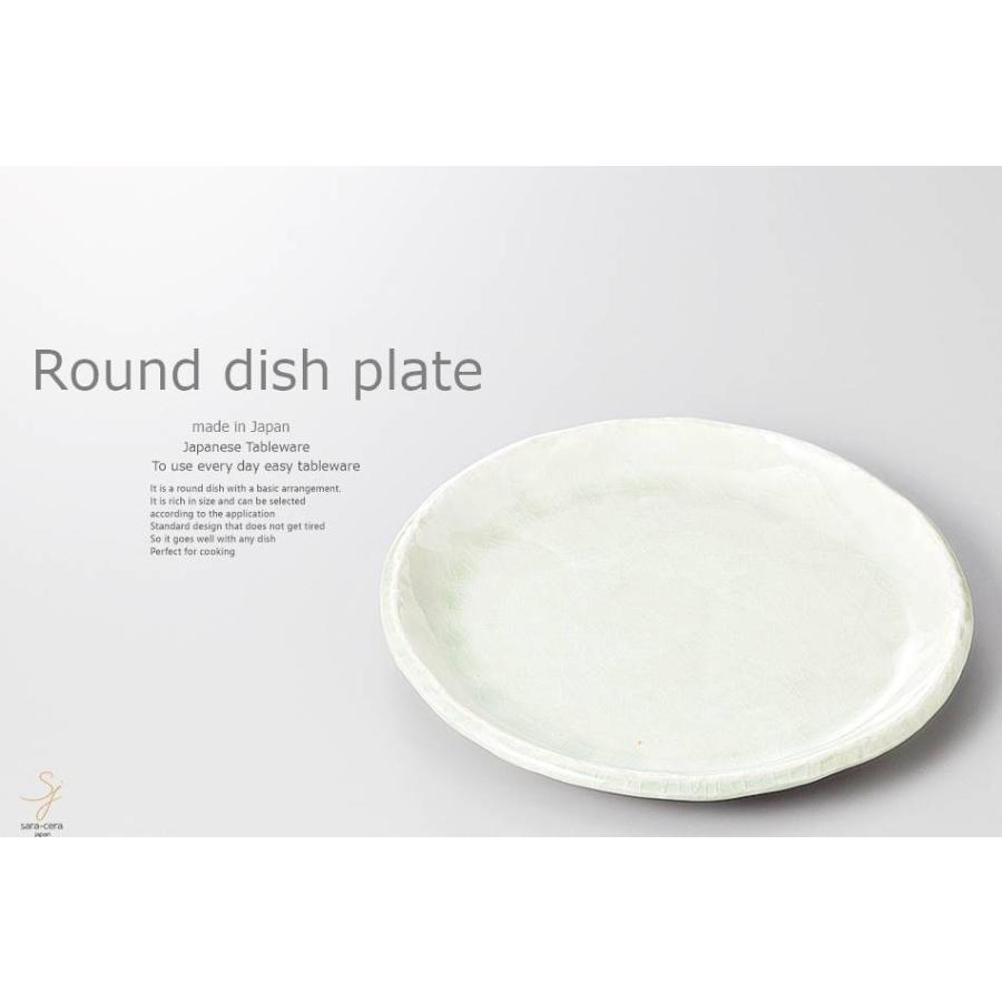 和食器 ヘルシーおかずを楽しむ 白雲 21×2cm プレート 丸皿