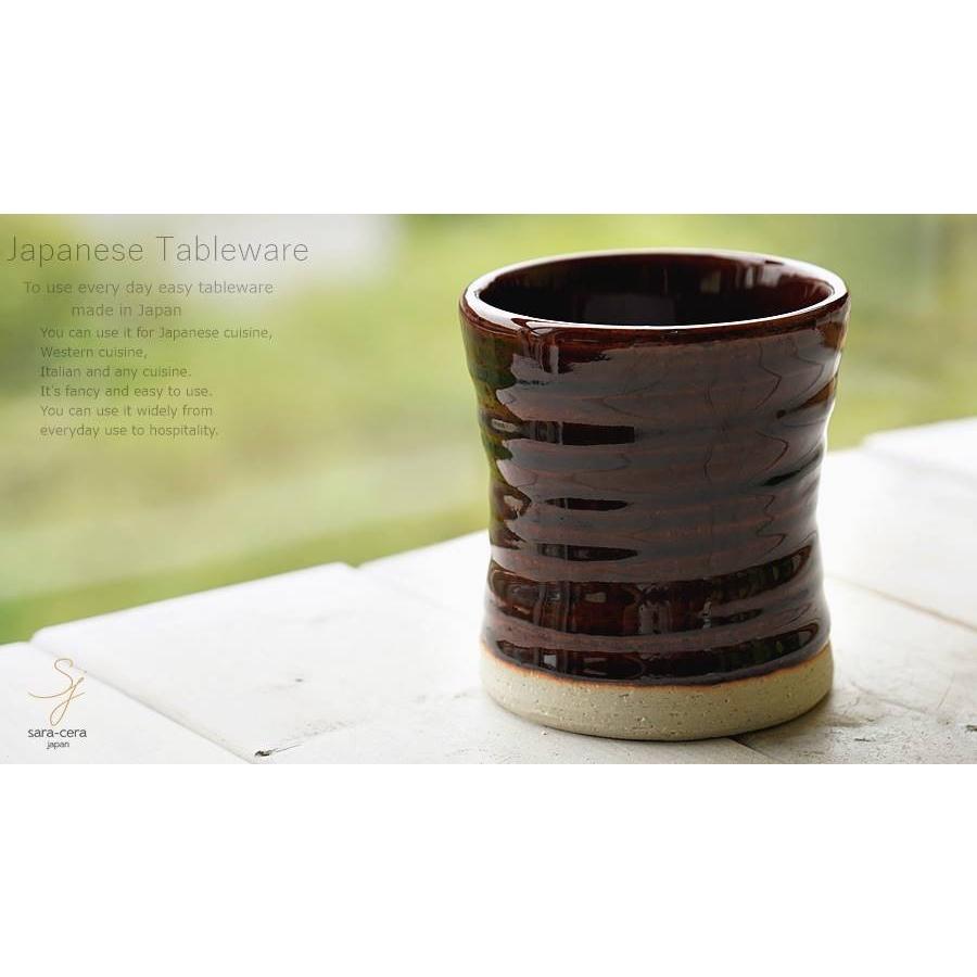 和食器 松助窯 ロックグラス アメ釉 フリーカップ 焼酎 アイスコーヒー 湯のみ おしゃれ 器 皿 美濃焼 陶器 食器 手づくり S 白いごはん器のお店 ライスボール 通販 Yahoo ショッピング