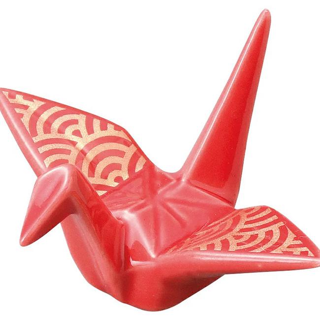 和食器 赤青海波幸せ鶴 ツル 箸置 箸置き 卓上小物 レスト お箸置き 陶器 食器 うつわ おうち ごはん おしゃれ 日本製 美濃焼 S003 白いごはん器のお店 ライスボール 通販 Yahoo ショッピング