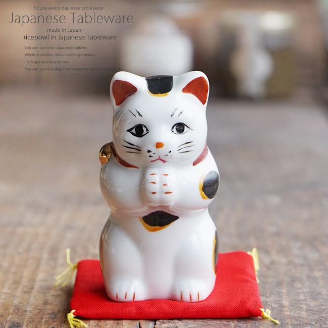 縁起物赤絵お祈り猫小 ネコ ねこ 縁起物 置物 ギフト 厄除け 縁起物赤絵お祈り猫小 ネコ ねこ 縁起物 置物 ギフト 厄除け