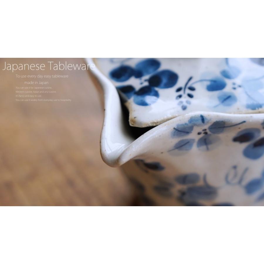 正規品販売！ 和食器 美味しい お茶 がもっと楽しくなる 藍の花 手起しティーポット 大 青 急須 食器 茶器 陶器 緑茶 おうち うつわ 日本製  紅茶 ハーブティー