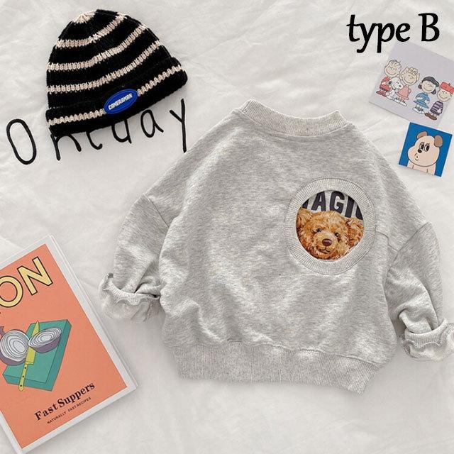 子供服 くま トレーナー 長袖 背中にクマ 韓国洋服 ベビー服 キッズ服 男の子 女の子 兄弟 姉妹 コーデ お揃い リンクコーデ クリックポストで送料無料 Ns Q0019 Ricettacolo 通販 Yahoo ショッピング