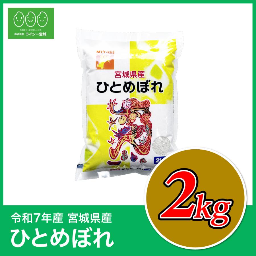 ひとめぼれ 2kg 少量 お試し 宮城県産 米 お米 令和7年産 送料無料