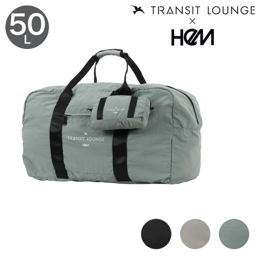 TRANSIT LOUNGE（トランジットラウンジ） 別注 ヘム ボストンバッグ