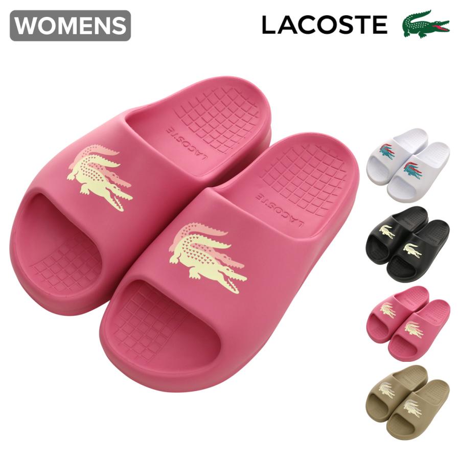 大人気【LACOSTE】CROCO レディースクロコスリッパ LACOSTE ラコステ サンダル EVA レディース CROCO 2.0 45CFA0005