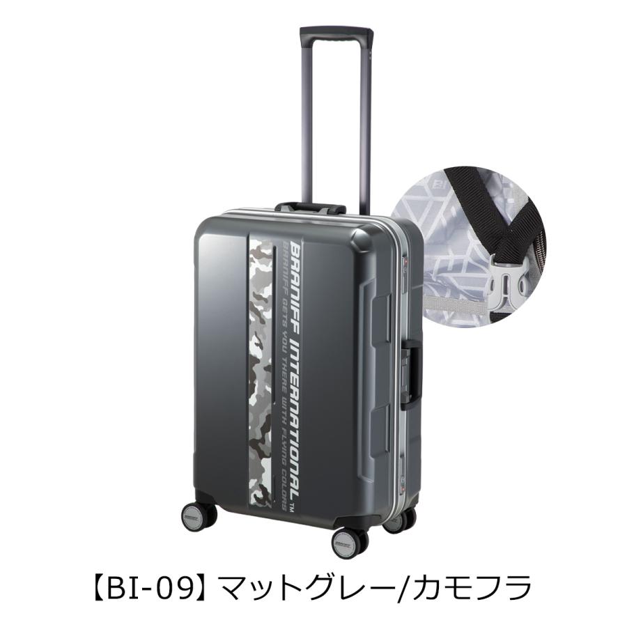 （値下げしました！）Braniff/ブラニフ スーツケース フレームタイプ 28L BBT-120 ※2輪タイプ BRANIFF（ブラニフ） スーツケース 4輪 62L 61cm 5.0kg 787-61 軽量