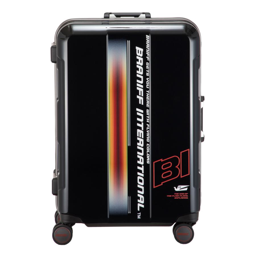 （値下げしました！）Braniff/ブラニフ スーツケース フレームタイプ 28L BBT-120 ※2輪タイプ BRANIFF（ブラニフ） スーツケース 4輪 62L 61cm 5.0kg 787-61 軽量