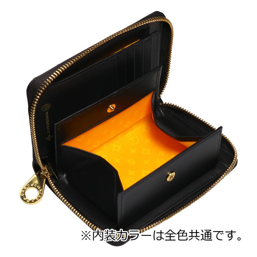 カステルバジャック　ミドル2つ折り財布　新品未使用　ブラック　￥25,300- CASTELBAJAC カステルバジャック 財布 二つ折り 二つ折り財布 ラウンド