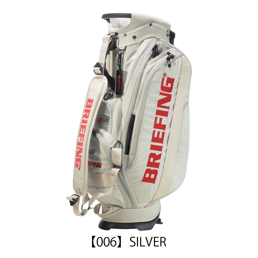 新品 ブリーフィング BRG241D39 CR-10 9.5インチ シルバー BRIEFING（ブリーフィング） ゴルフ キャディバッグ ゴルフバッグ