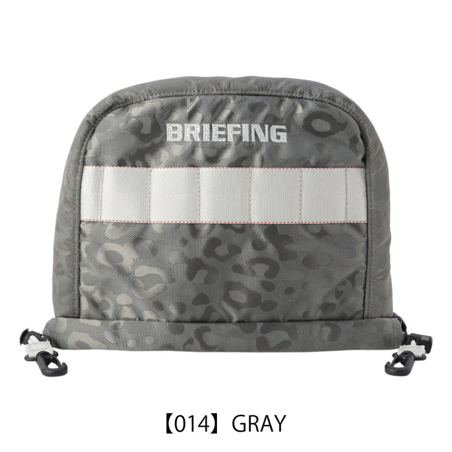 BRIEFING レオパードパターン ゴルフバッグ　ヘッドカバー3点有（未使用） BRIEFING（ブリーフィング） ゴルフ アイアンカバー ヘッドカバー