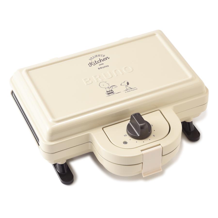 ブルーノ ピーナッツ ホットサンドメーカー ダブル Boe069 Bruno Peanuts スヌーピー キッチン家電 調理器具 2枚焼き レシピ付き 人形焼き 食パン サンドイッチ Bruno Boe069 リチャードyahoo 店 通販 Yahoo ショッピング